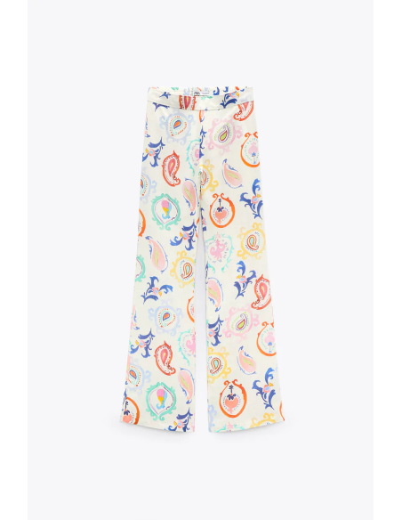 PANTALÓN FLARE ESTAMPADO